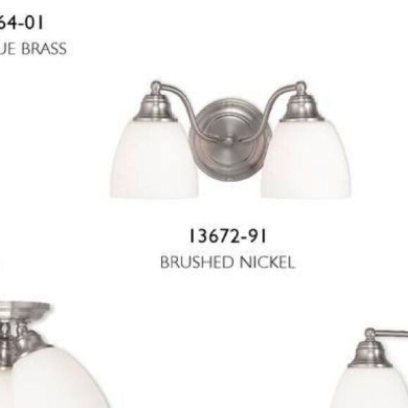 Livex Summerville 2 light/ light NIB - Picture 5 of 7